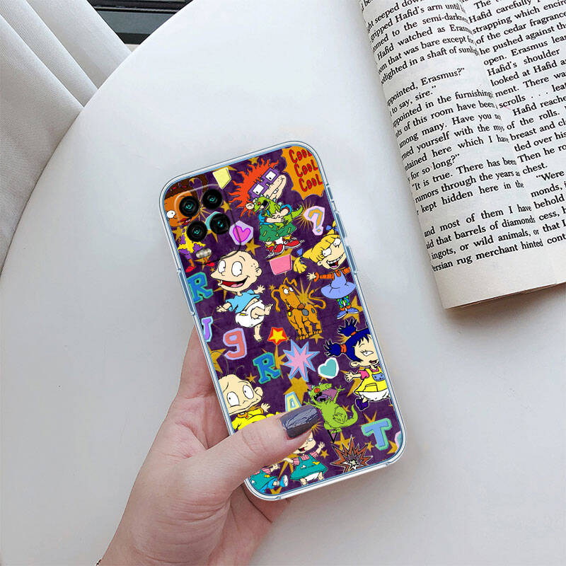 MH132 Rugrats Phone Case for Motorola Edge 20 30 S30 40 50 Fusion Lite Plus Pro Neo Ultra One Power Action Macro Hyper Vision Zoom