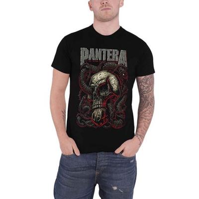 Pantera Unisex-Erwachsene Schlangen-Baumwoll-T-Shirt