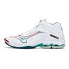 Mizuno Wave Lightning Z7 Mid Volleyball Training Shoes Unisex Sneakers White Blue V1GA225048