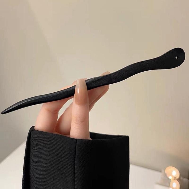 

Новая китайская заколка из сандалового дерева: Простая летняя прическа пучок для женщин - Аксессуары в стиле древнего ханьфу и ципао