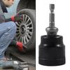 Car Jack Socket Jack Socket for Tire Changing Labour Saving Heavy Duty Tool Quick Connect for Road Trip Vehicle Maintenance