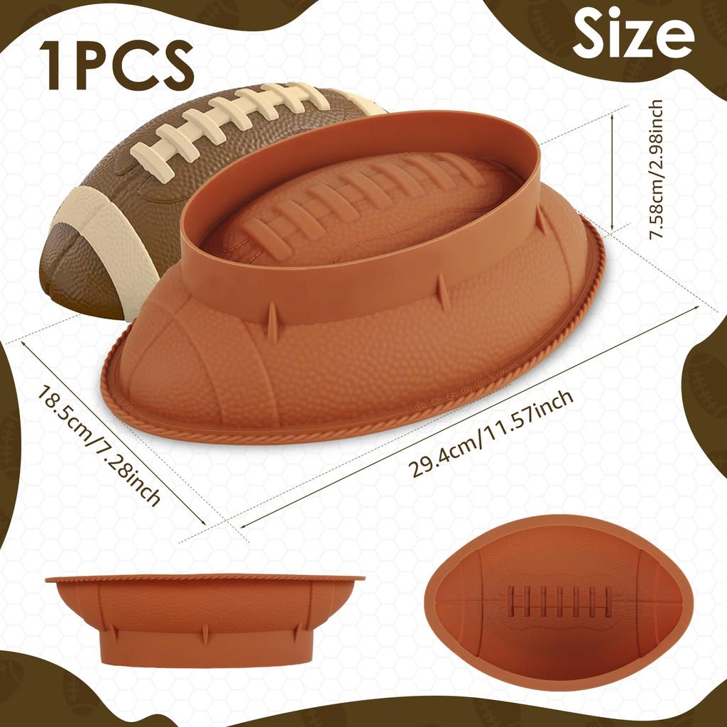Cake Mold Football Cake Pan Non-stick Cake Mold Cake Mold Silicone Baking Pans For Wedding Birthday Party DIY Baking Tool
