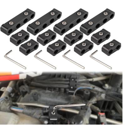 Samochodowa świeca zapłonowa zacisk przewodu elektrycznego separator linia zacisk do kabla zapłonowego dekoracja samochodowa 3 szt. Na akcesoria samochodowe 8 MM/9 MM/10 MM