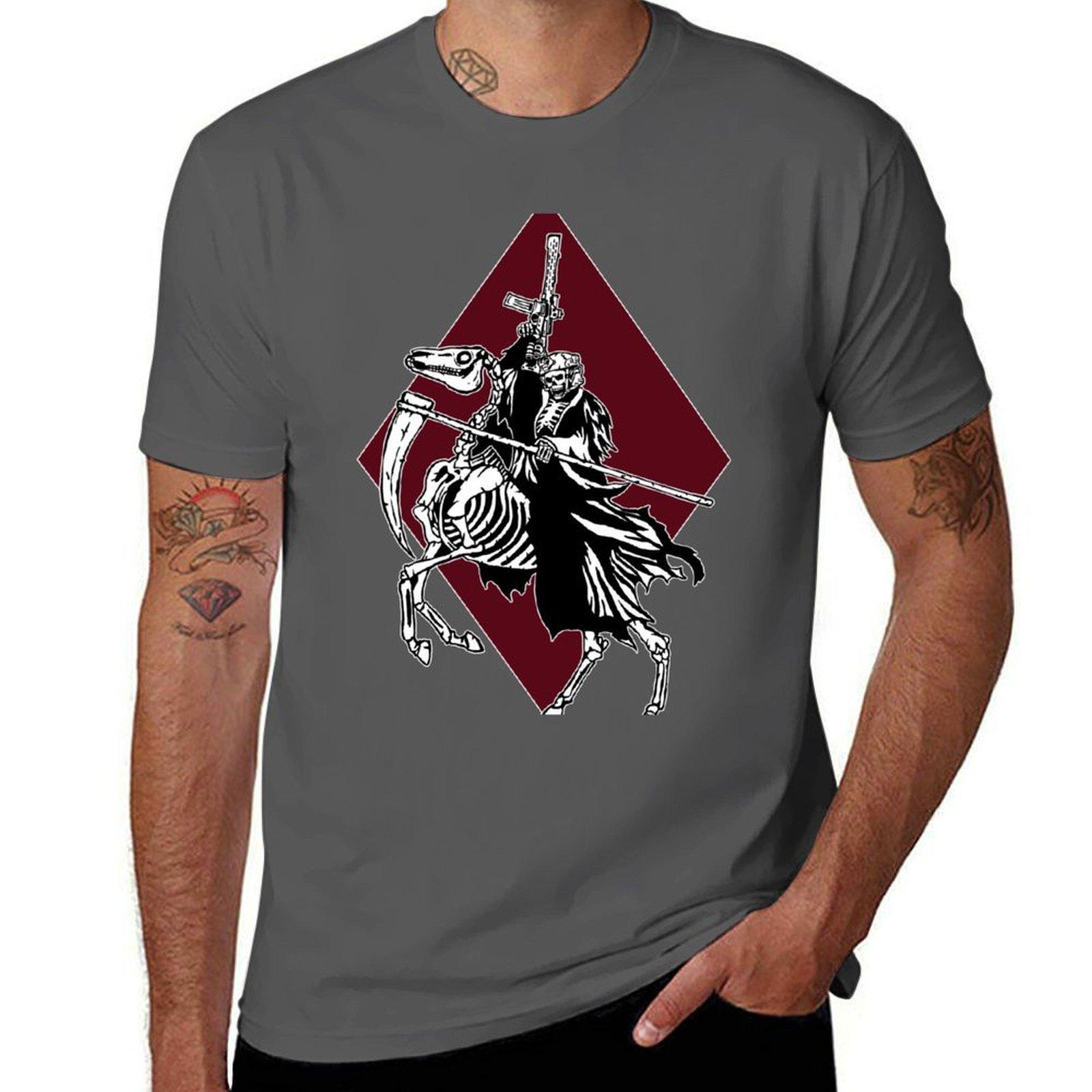 

Grim reaper sticker or T-Shirt t shirts cotton 100% g man t shirts for men T-Shirt 4XL