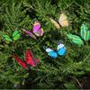 12pcs Single-Layer Butterfly Decorative Garden Stakes Home Decoration Accessories Display for Crafts Wedding Garden Decoration