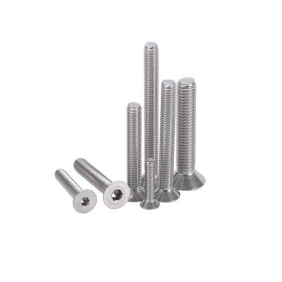 M3-M4 Series 304 Stainless Steel Countersunk Hex Socket Head Cap Screws DIN7991