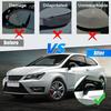For Seat Leon MK2 Ibiza MK4 Exeo 3R Car Replacement Rearview Side Mirror Cover Wing Cap Exterior Door Rear View Case Trim Carbon