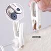 12Pcs Wäscheklammern Nicht-markierung Clip Trocknen Rack Weiß