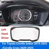 For Toyota Corolla Sedan -2025/Corolla Cross -2025 Carbon Fiber Dashboard Trument Board Cover Trim Frame Accessories