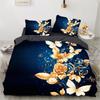 Luxury Flower Bedding Set Famous Anime Duvet Cover Sets Comforter Bed Linen Twin Queen King Single Size Dropshipping Gift