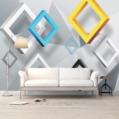3D abstrakte geometrische moderne Tapete für Wände 3D Wohnzimmer Sofa TV Wand Schlafzimmer Home Decor Bar Wandbild Aufkleber