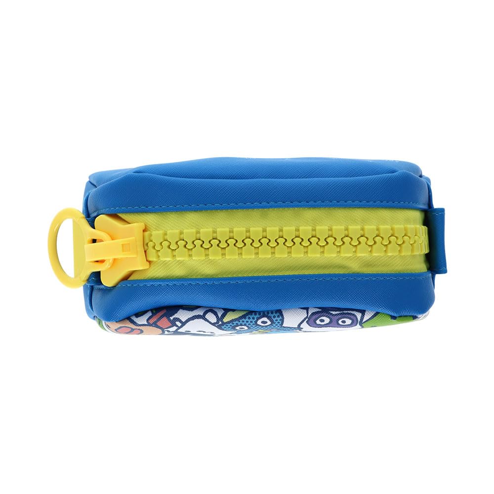 Stationery Tamagotchi Merchandise Pencil Large Deca S1430688 Sun-Star Case, Capacity, Zip, Blue,