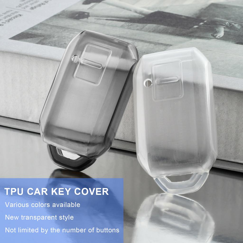 Transparent Car Key Case Cover Shell Fob Keychain For Suzuki Swift Hybrid Jimney Baleno Ignis XL7 Monopoly ERTIGA Accurate