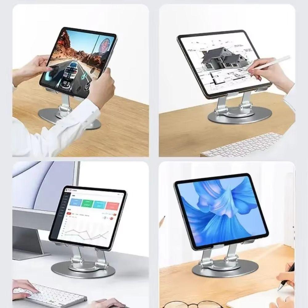 360° Rotatable Phone Desk Bracket Laptop Stand for 4.7-12 Inch for Ipad Pro/Air/Min Laptop Tablet