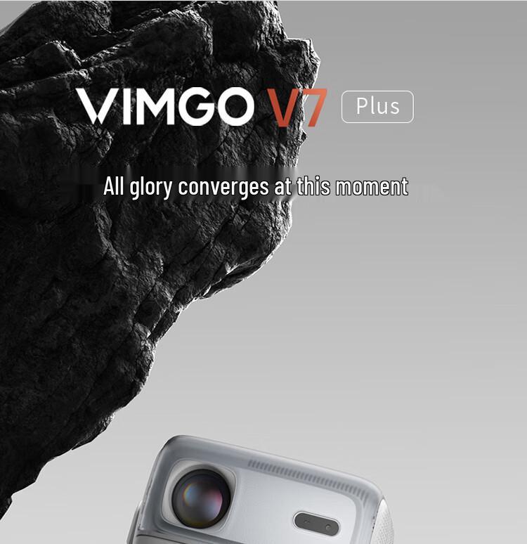 Nut Micro Fruit V7 HD Portable 1080P Home Projector with Gimbal