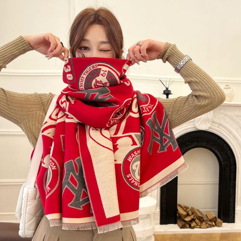 

Осенне-зимний шарф женский новый имитация кашемира жаккардовый толстый шарф модный с высоким чувством универсальная шаль утолщенный шарф 190cm