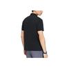 Li Ning Plain Color Polo Collar Straight Cut Short Sleeve Polo Shirt Men Tops Black APLT127-1