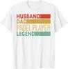 Husband Dad Padel Player Legend  Fathers Day Funny Padel TShirt Vintage T Shirt Streetwear Custom TShirt Camiseta Hombre