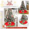 New Christmas Tree Skirt with Red Elf Legs Decoration