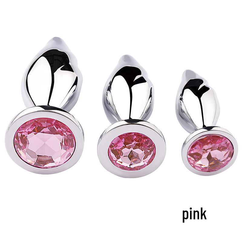 G-Spot Rear Garden Metal Butt Plug: Unisex Adult Flirting Toy