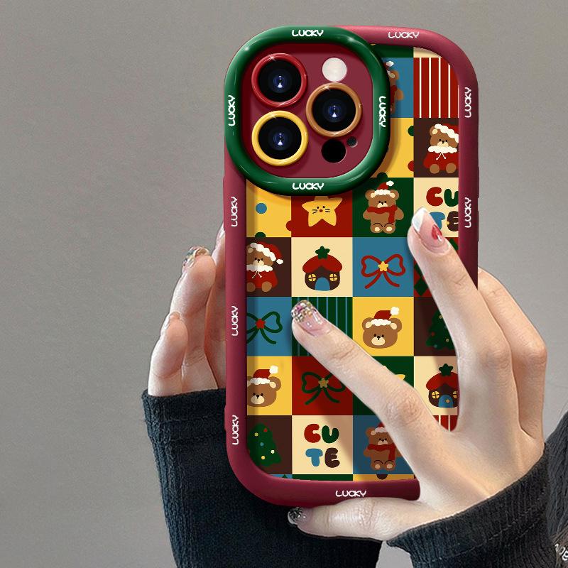 

Подходит для чехла для телефона Apple 16pro 15, Полностью закрывающий, Защита от падений 14, Мягкий силикон 13/12, Женский iPhone 16