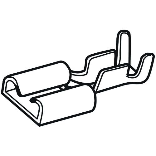 Shrimp Electrical Terminal 250 Series F32F 100 Pieces