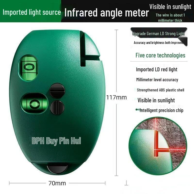 High Precision Multifunctional Infrared Laser Level and Measuring Tool