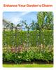 4 Packs Metal Garden Trellis for Climbing Plant Support 71x20 In Rustproof