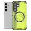 For Samsung Galaxy S25+ Case Compatible with MagSafe Honeycomb Design TPU+PC Phone Cover