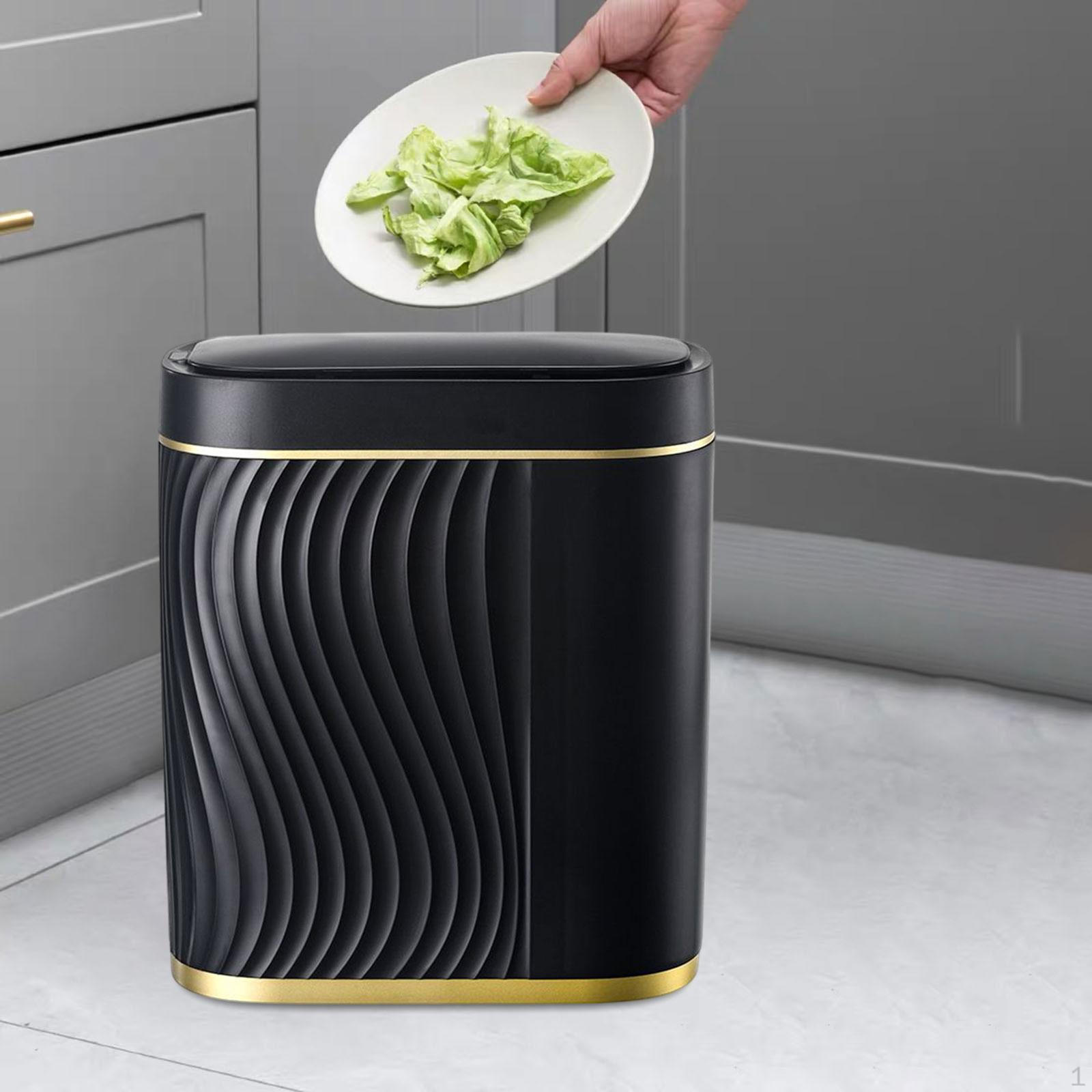 

Удосконалений бак для сміття для дому та офісу чорний