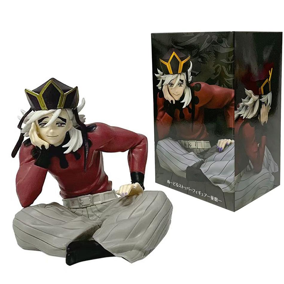 Demon Slayer: Kimetsu no Yaiba Infinite City Chapter Douma PVC Anime Figurine Series Model for Desktop Decoration Periphery Gift