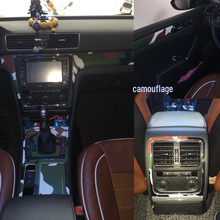 11-15 Passat Center Console Gear Carbon Fiber Wrap for Interior Modification