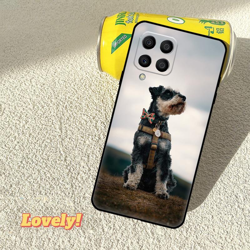 Schnauzer Dog Case For Samsung Galaxy M56 M06 M12 M32 M52 M35 M55 M15 M11 M13 M14 M16 M36 M31 M53 M34 M54