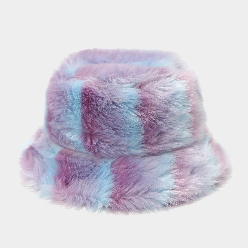 

Winter Plush Fisherman Hat With Wide Brim And Antiuv For Casual Outdoor Wear чорний