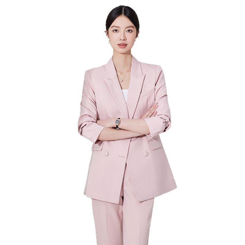 Women's High-End Loose Suit Jacket | New 2025 Spring/Autumn Professional Workwear Set for Interviews & Formal Occasions