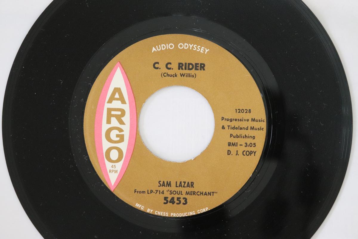

7inch Record SAM LAZAR - C.C. Rider 5453 Argo 1960 US Jazz Used