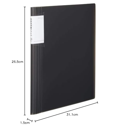 KOKUYO File Instruction Manual Novita Fixed Type A4 16 Pocket Black La-NVT520D