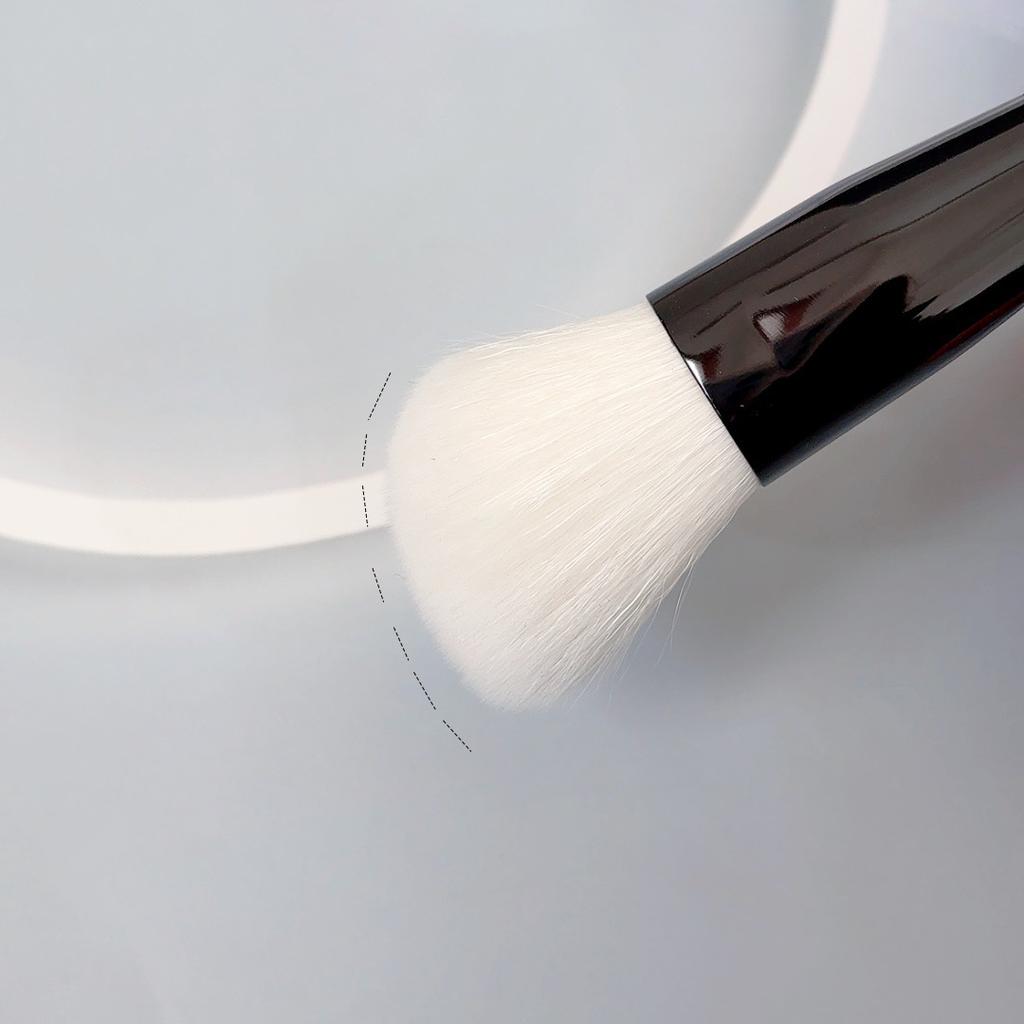 Origin Wood Angled Contour Brush Goat Hair Perfect Cheek Hugging Makeup Brush