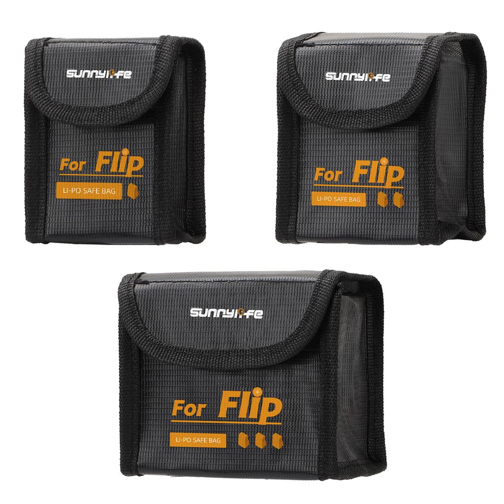 Battery Explosion-proof Bag Battery Safe Bag Battery Portable Carrying Case for DJI Flip Battery Accessories