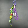 Dopamine Rope Pendant: Colorful Handmade Keychain & Phone Lanyard