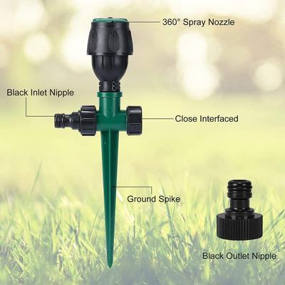 Großflächiger Rasen Garten Wasser Sprinkler Drehbar für Effektive Bewässerung