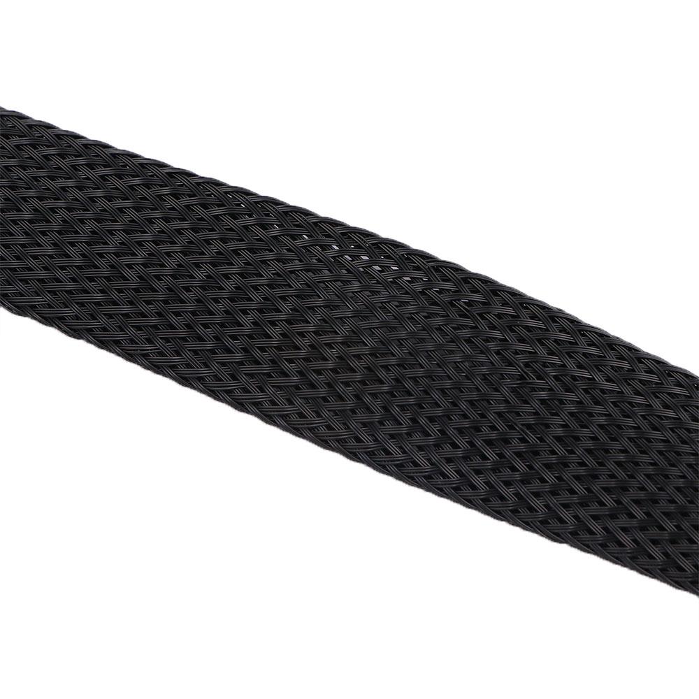 Black Tight PET Expandable Wire Protection Cable Braid Sleeving Insulation