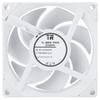 Thermalright TL-B8W CPU Fan Computer Case Fan Quiet 4pin PWM PC Fan, 80mm Silent Cooler Fan, 2200RPM Speed, CPU Cooling Fan(White)