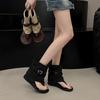 Fashion 2025 Brand Ladies Shoes Belt Buckle Women's Sandals Fashion Pinch Toe Dress Summer Light Hot Best Seller Quality Sandals Boots