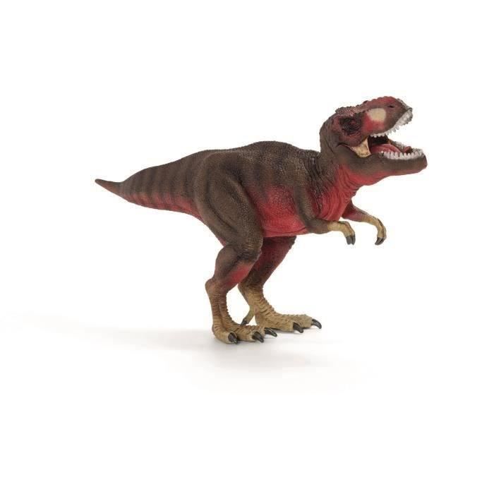 Figurine Tyrannosaurus-Rex rouge, Roi des dinosaures avec mâchoires mobiles, jouet réaliste, schleich 72068 DINOSAURS, des 4 ans
