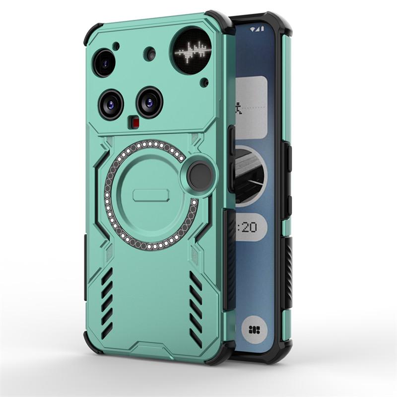

Для чехла Nothing Phone 3 Чехол для Nothing Phone 3 Рассеивание тепла Магнитная беспроводная зарядка Чехлы для телефона На Nothing Phone 3 Funda Nothing Phone (3) зелёный