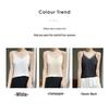 Silk Satin Women's Sleeveless V-Neck Mesh Spliced Camisole Vest - 2026 Spring/Summer Collection