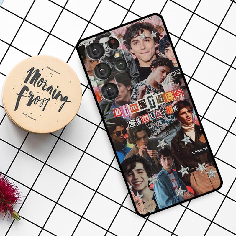 Timothee Chalamet Actor Case For Samsung Galaxy S24 FE S21 S22 S23 S25 Ultra S9 S10 Plus S20 FE S25 FE Phone Cover