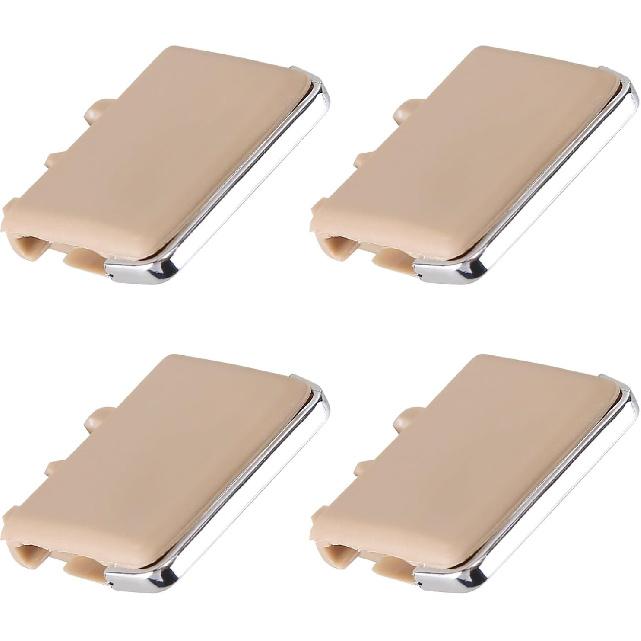 4Pcs Front Center AC Vent Air Conditioning Vent Outlet Tab Clips, Air Vent Clip Tab A/C Fresh Air Grille Clips, Front Left &Right AC Vent Air Vent