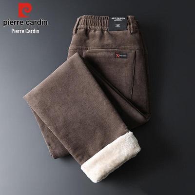 Men's Winter Lambswool-Lined Corduroy Business Casual Pants
